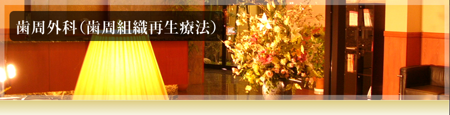 歯周外科(歯周組織再生療法)